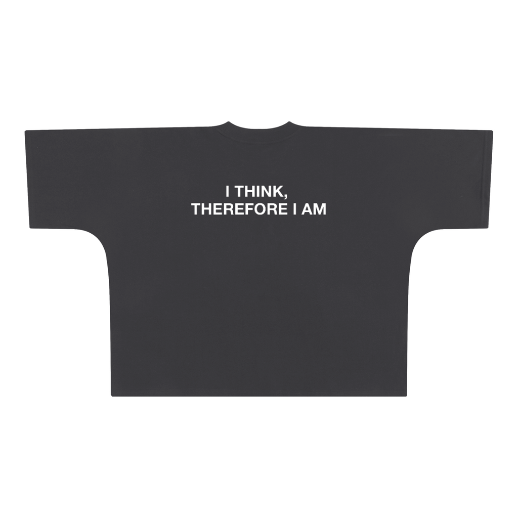 I think therefore I am - Oversized One-Piece Boxy T-Shirt