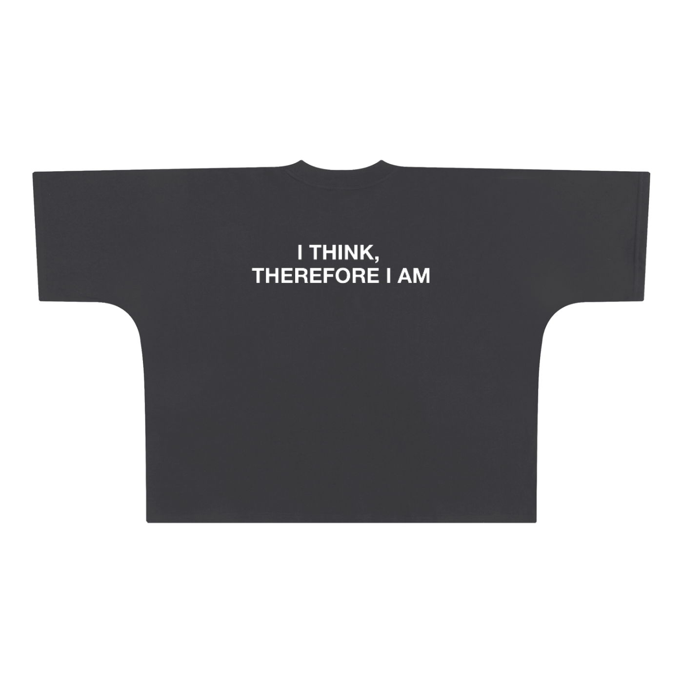 I think therefore I am - Oversized One-Piece Boxy T-Shirt
