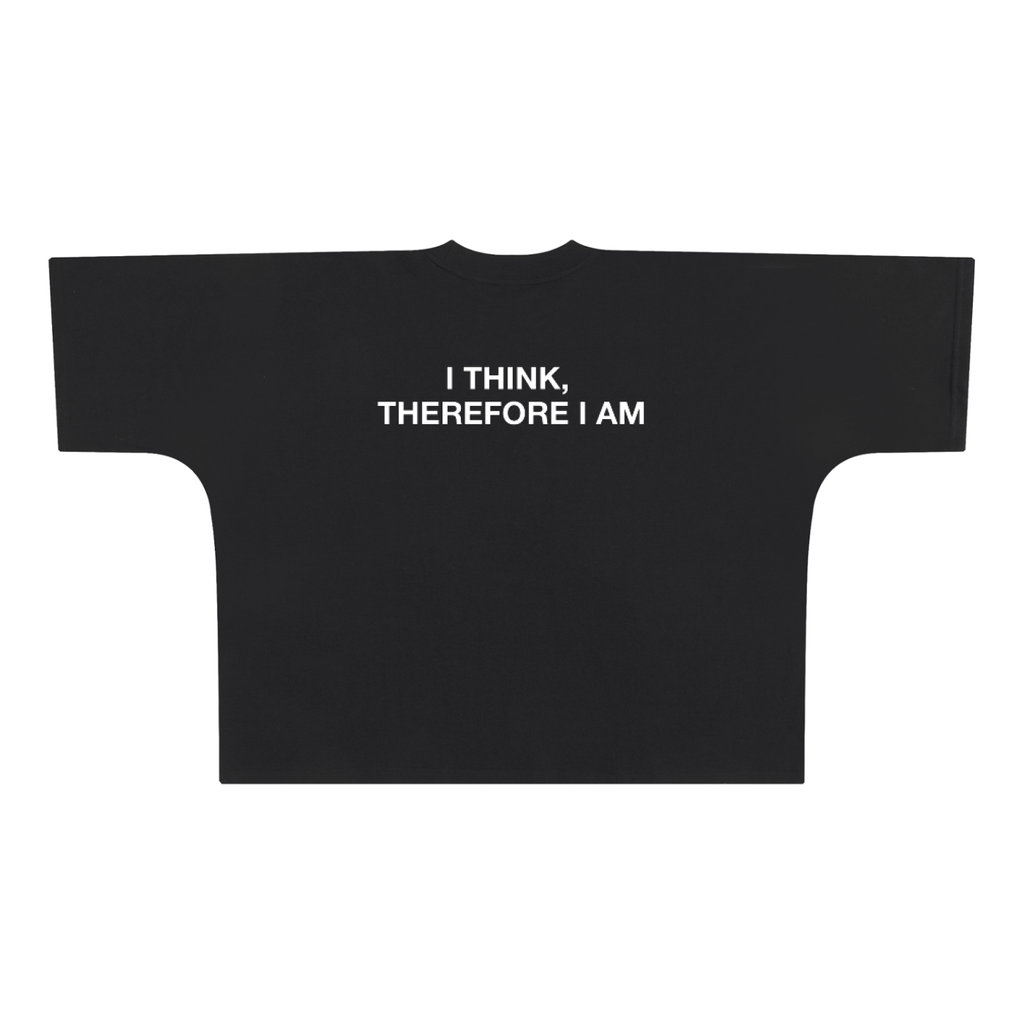 I think therefore I am - Oversized One-Piece Boxy T-Shirt